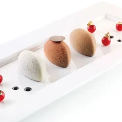 Moule Silicone 12 Quenelles 6,3 x 2,9 cm 24ml SilikoMart Professional