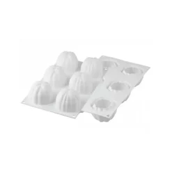 Moule Silicone 6 Sphères Ø68 x h52 mm 120ml SilikoMart Professional