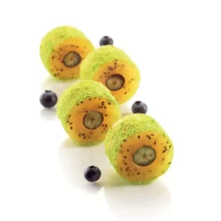 Moule Silicone 15 Sushis Rolls 4 x 2,5 cm 29ml SilikoMart Professional