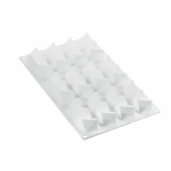 Moule Silicone 2 Étoiles Star Game 7,5 x 7,5 cm Silikomart Professional