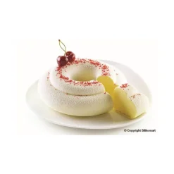 Moule Silicone Abbraccio Ø 22 cm x H 6,5 cm Silikomart 3D Design