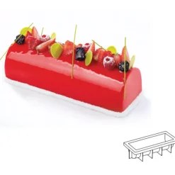 Moule Silicone Bûche 25 x 8,5 cm x H 7 cm Pavoni