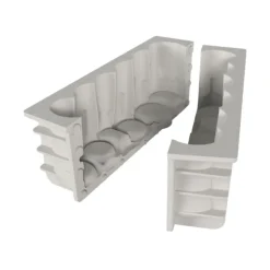 Moule Silicone Bûche Bougies 21,9 x 8,9 x H 7,6 cm Silikomart