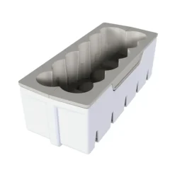 Moule Silicone Bûche Bougies 21,9 x 8,9 x H 7,6 cm Silikomart