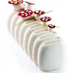 Moule Silicone Bûche Crème 25 x 8,4 cm x H 7,5 cm Pavoni