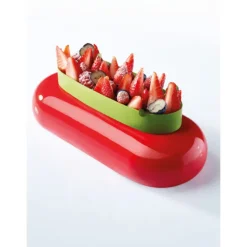 Moule Silicone Bûche Futura 23 x 10 cm x H 4,5 cm Pavoni