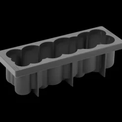 Moule Silicone Bûche Pièces 25 x 8 cm x H 7,7 cm Pavoni