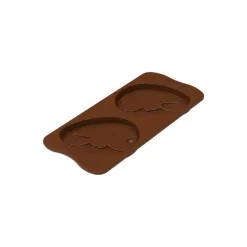 Moule Silicone Chocolat Tablette Œuf Lapin (x2) Easy Choc Silikomart