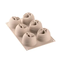 Moule Silicone Coccola Ø 7 x H 5,5 cm (x6) Silikomart