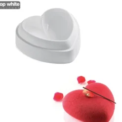 Moule Silicone Coeur Bombé 142 mm Silikomart