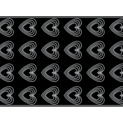 Moule Silicone Coeur Love 7,8 x 7,7 cm x H 3,4 cm (x24) Pavoflex