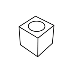 Moule Silicone Cube 5 cm x H 5 cm (x28) Pavoflex