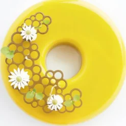 Moule Silicone Décor Cercles 13,8 x 9,4 x H 0,2 (x3) Pavoni