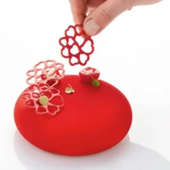 Moule Silicone Décor Cœur Ø 5 x H 0,2 cm (x15) Pavoni