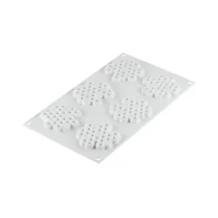 Moule Silicone Décor Miel Ø 7,5 cm x H 0,8 cm (x6) Silikomart Professional