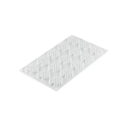 Moule Silicone Décor Miel Ø 4,5 cm x H 0,8 cm (x15) Silikomart Professional