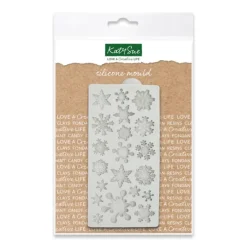 Moule Silicone Décors Flocons de Neige (x20) Katy Sue
