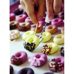 Moule Silicone Glace Mini Donuts 4,6 x 3,5 cm x H 1,2 cm (x20) Pavoni