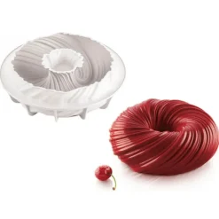 Moule Silicone Intreccio Ø 18 cm x H 6 cm Silikomart Professional