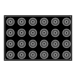 Moule Silicone Kouglof Ø 7 cm x H 3,3 cm (x24) Pavoflex