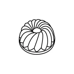 Moule Silicone Kouglof Ø 7 cm x H 3,3 cm (x24) Pavoflex