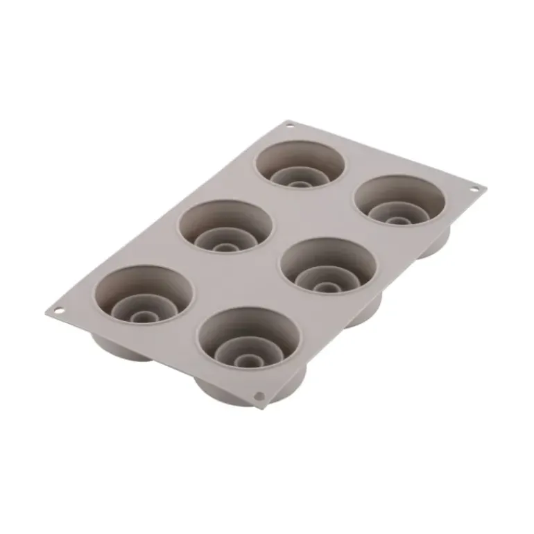 Moule Silicone Mini Color Ø 7,3 x H 3 cm (x6) Silikomart