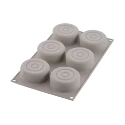 Moule Silicone Mini Color Ø 7,3 x H 3 cm (x6) Silikomart