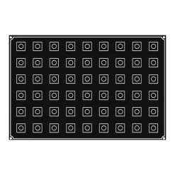 Moule Silicone Mini-Cube 3 cm x H 3 cm (x54) Pavoflex
