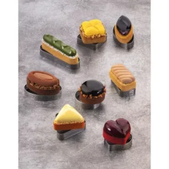 Moule Silicone Pyramide 6,6 x 6 cm x H 2,8 cm (x8) Pavoflex