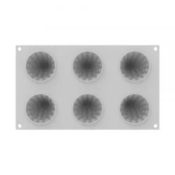 Moule Silicone Sapin Magique Ø 6,7 x H 7,4 cm (x6) Silikomart