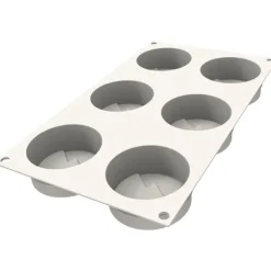 Moule Silicone Sapin Mini Hiver Ø 7 x H 3 cm (x6) Silikomart