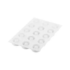Moule Silicone Savarin Oblio Ø 5 cm x H 2,1 cm (x15) Silikomart Professional