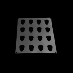 Moule Silicone Tête de Mort 5 x 7 cm x H 6 cm (x16) Pavoflex
