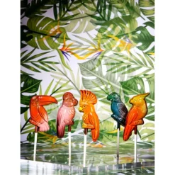 Moule Sucette Chocolat Oiseau Tropical (x5) Chocolate World