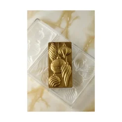 Moule Tablette Chocolat Boule Noël 15,4 x 7,7 cm Pavoni