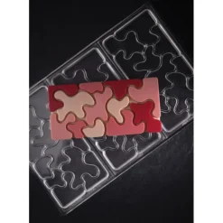 Moule Tablette Chocolat Camouflage 15,4 x 7,7 cm x H 0,8 cm (x3) Pavoni
