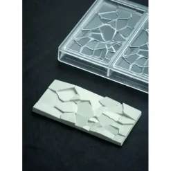 Moule Tablette Chocolat Crush 15,5 x 7,7 cm x H 1 cm (x3) Pavoni