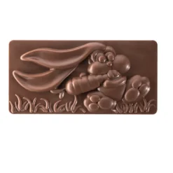 Moule Tablette Chocolat Lapin de Pâques 15,4 x 7,2 cm (x3) Pavoni