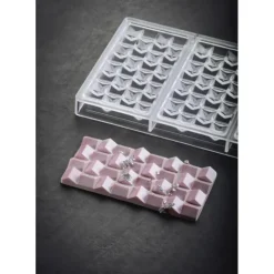 Moule Tablette Chocolat Pixie 15,4 x 7,7 cm x H 1,1 cm (x3) Pavoni