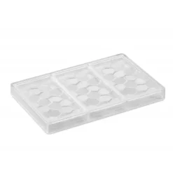 Moule Tablette Chocolat Pavé 15,5 x 7,8 cm x H 1 cm (x3) Pavoni