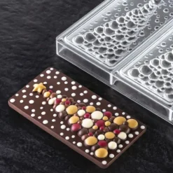 Moule Tablette Chocolat Sapin Bubble 15,4 x 7,7 cm Pavoni
