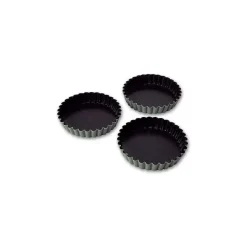 Moule Tartelette 10,5 cm x H 1,8 cm (x12) Matfer