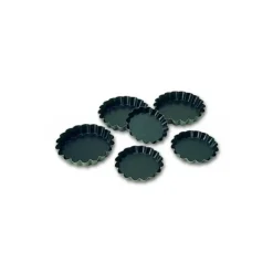Moule Tartelette Cannelée Exopan Ø8.5cm H.1.3cm (x12)