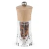 Moulin à Piment Oléron 14 cm Transparent-Bois Naturel Peugeot