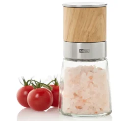 Moulin Universel Céramique Réglable Bois Ø 6,5 cm x H 13,5 cm Adhoc