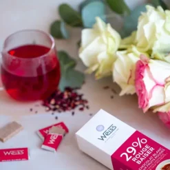 Napolitain Chocolat Blanc Rouge Baiser 29% 180 g Weiss