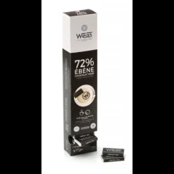 Napolitain Chocolat Noir Ebène 72% 180 g Weiss