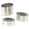 Nonnette Ovale Inox 7 cm H3,5 cm