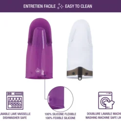 Orka Plus Noir Gant Silicone et textile Mastrad