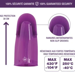 Orka Plus Vert Gant Silicone et textile Mastrad